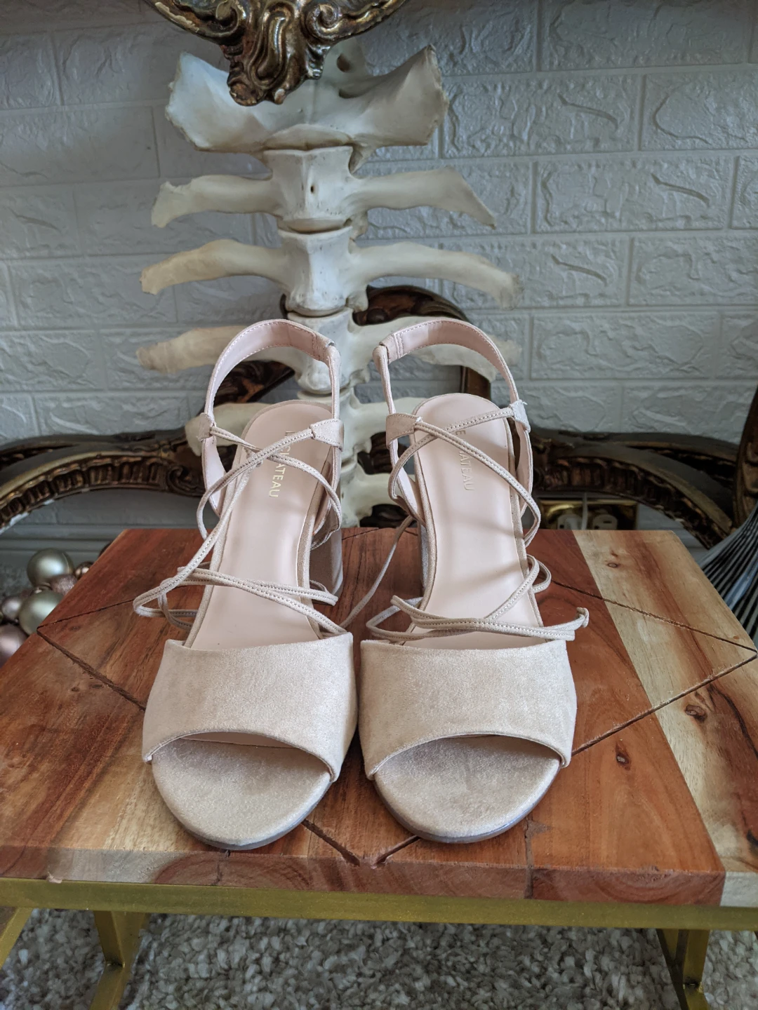 Le Château Nude Heels - Size 8