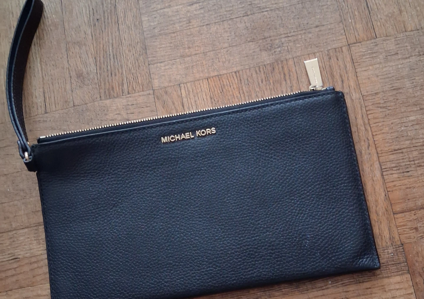 Michael Kors Black Leather Wristlet Clutch - photo 4