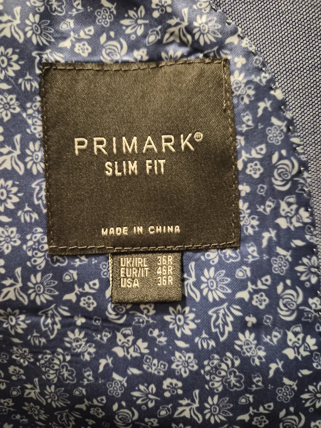 Primark Slim Fit Men's Suit - Blue - photo 3