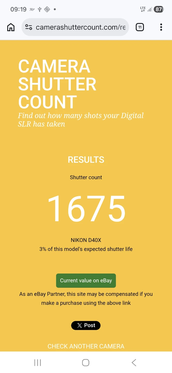 Nikon D40x DSLR full kit, shutter count only 1675 - photo 4