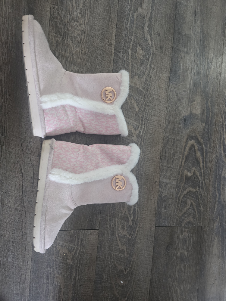 Michael Kors Kids Pink MK Logo Winter Boots - photo 2