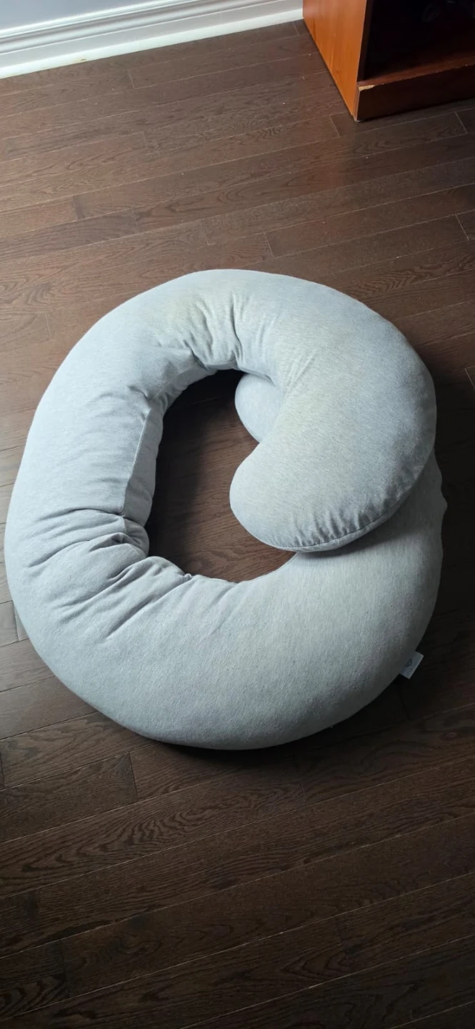 Light Grey C-Shaped Maternity Pillow - photo 3
