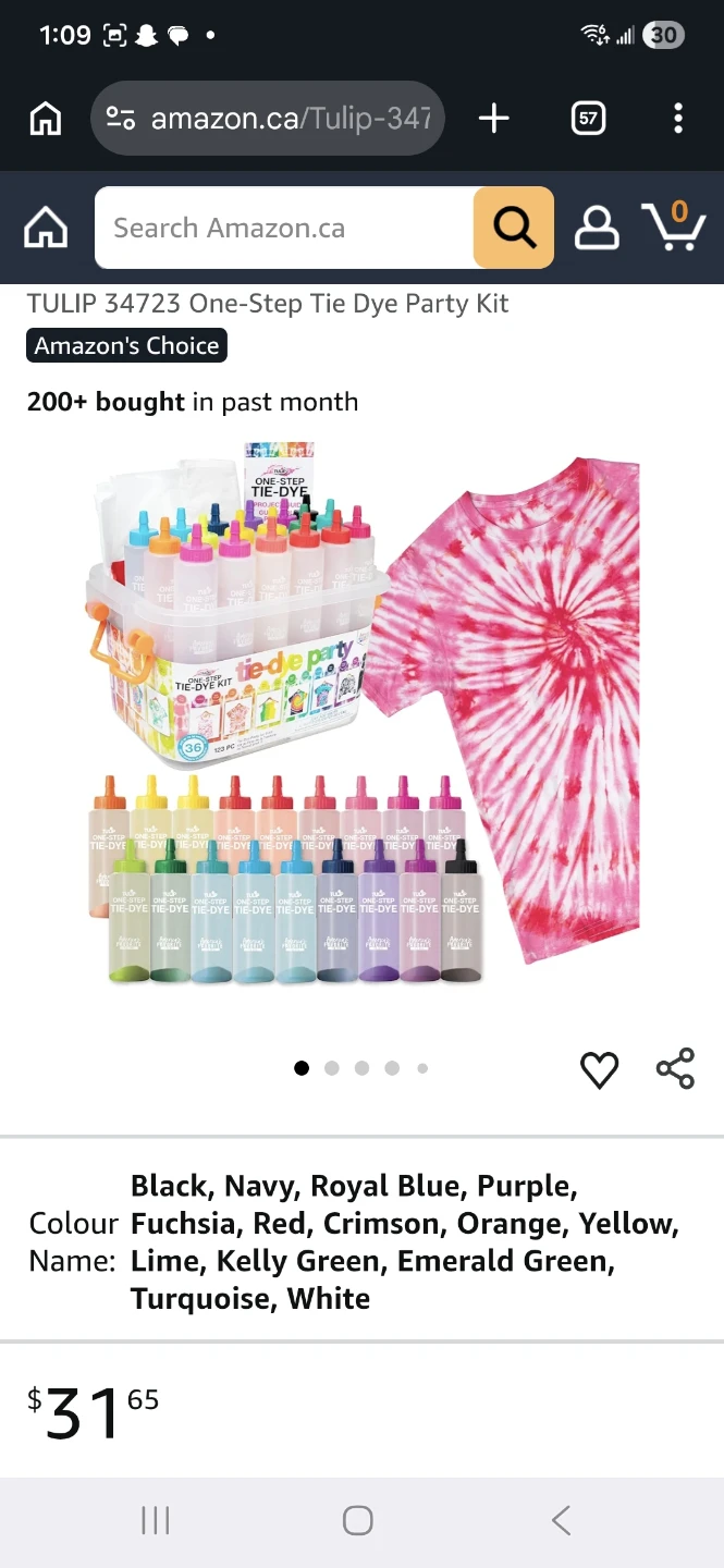 Tulip One-Step Tie-Dye Party Kit - photo 4