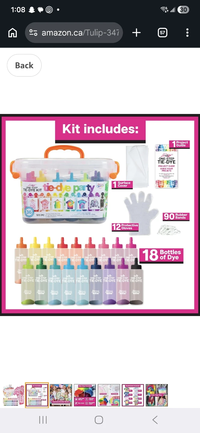 Tulip One-Step Tie-Dye Party Kit - photo 5