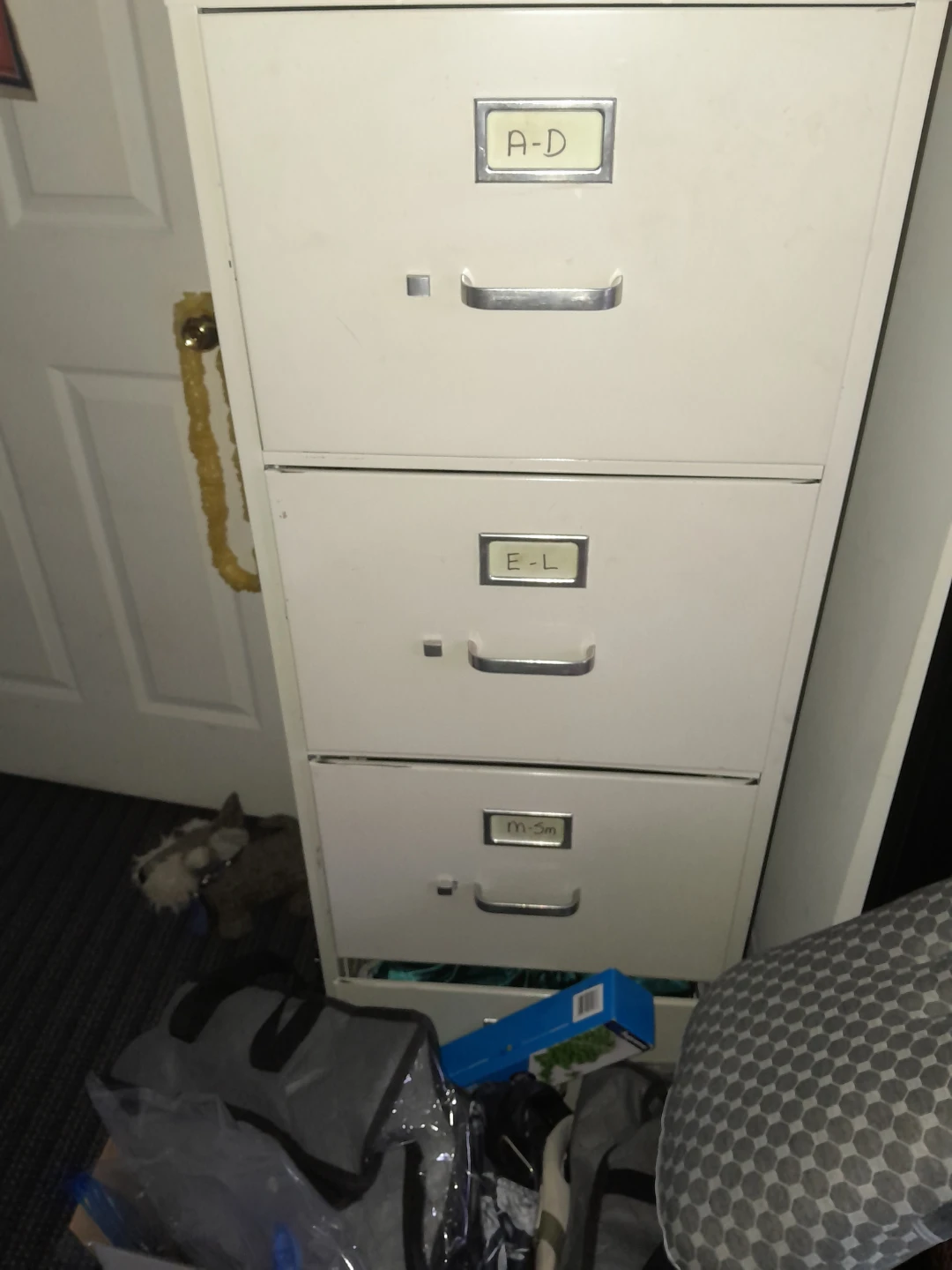 3-Drawer Metal Filing Cabinet
