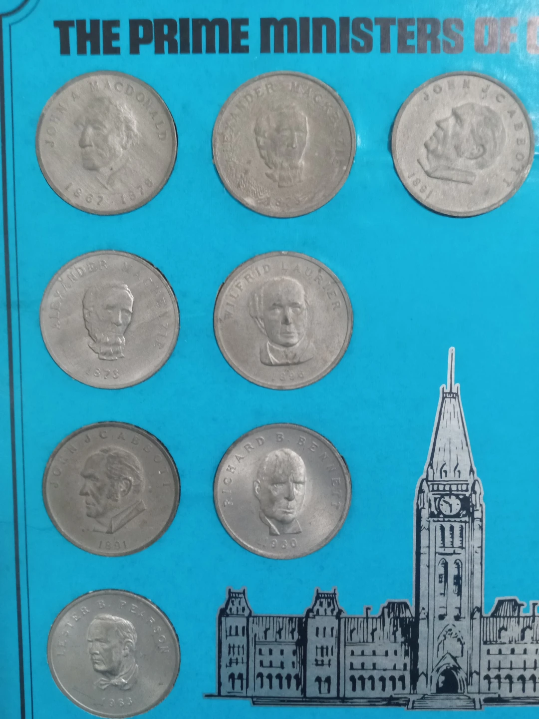 The Prime Ministers of Canada 1867-1970 Commemorative Medallions - photo 3