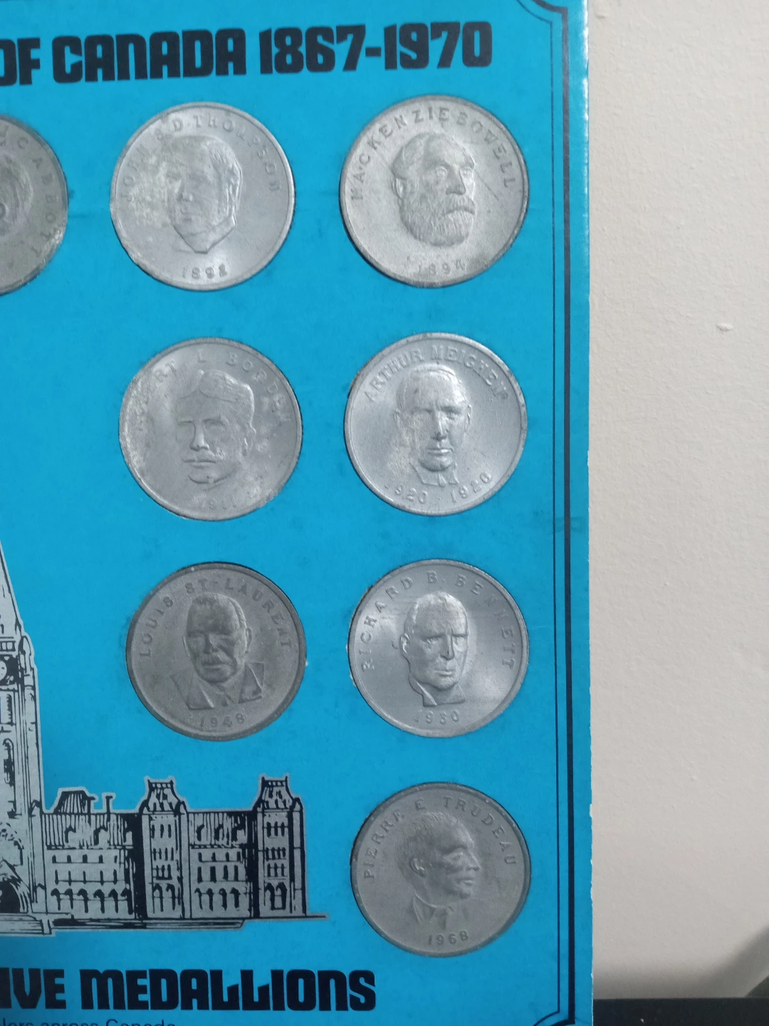 The Prime Ministers of Canada 1867-1970 Commemorative Medallions - photo 4
