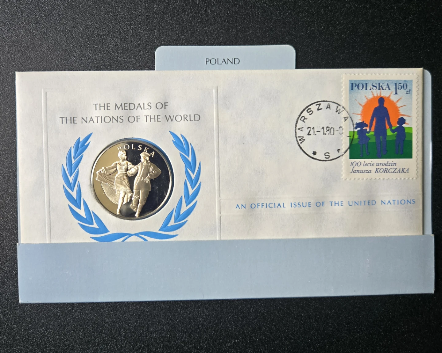 The Medals of the Nations of the World Poland Official UN Issue
