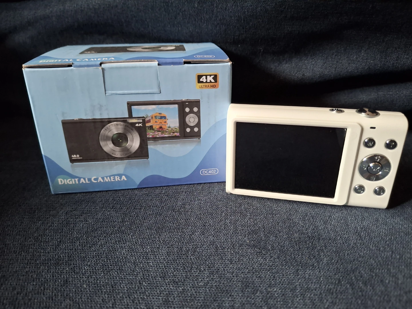 NEW 4K Digital Camera with Wide Angle Lens - White - photo 3