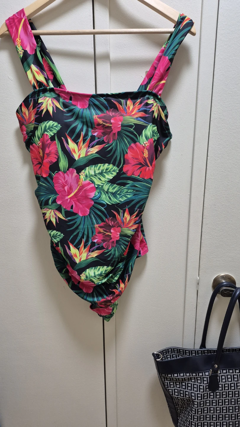 Women's Floral Print One-Piece Swimsuit