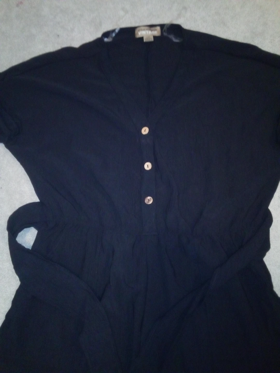 Style Exchange Vintage Black Romper L/G - photo 2