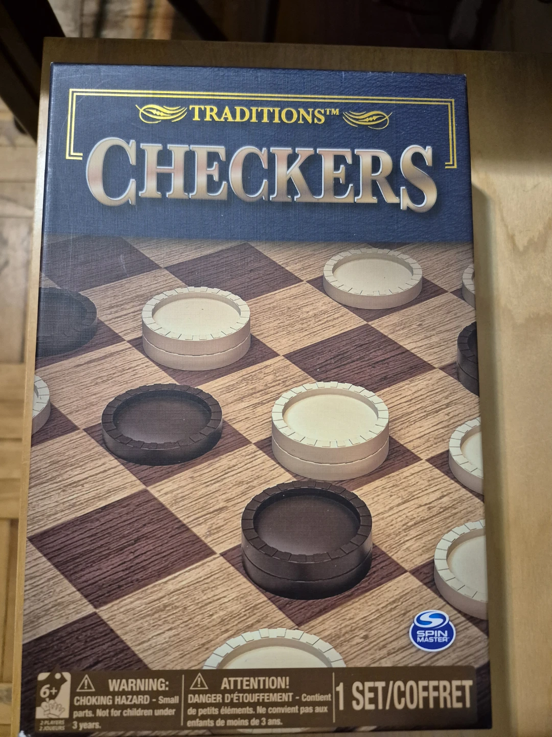 Traditions Checkers Board Game