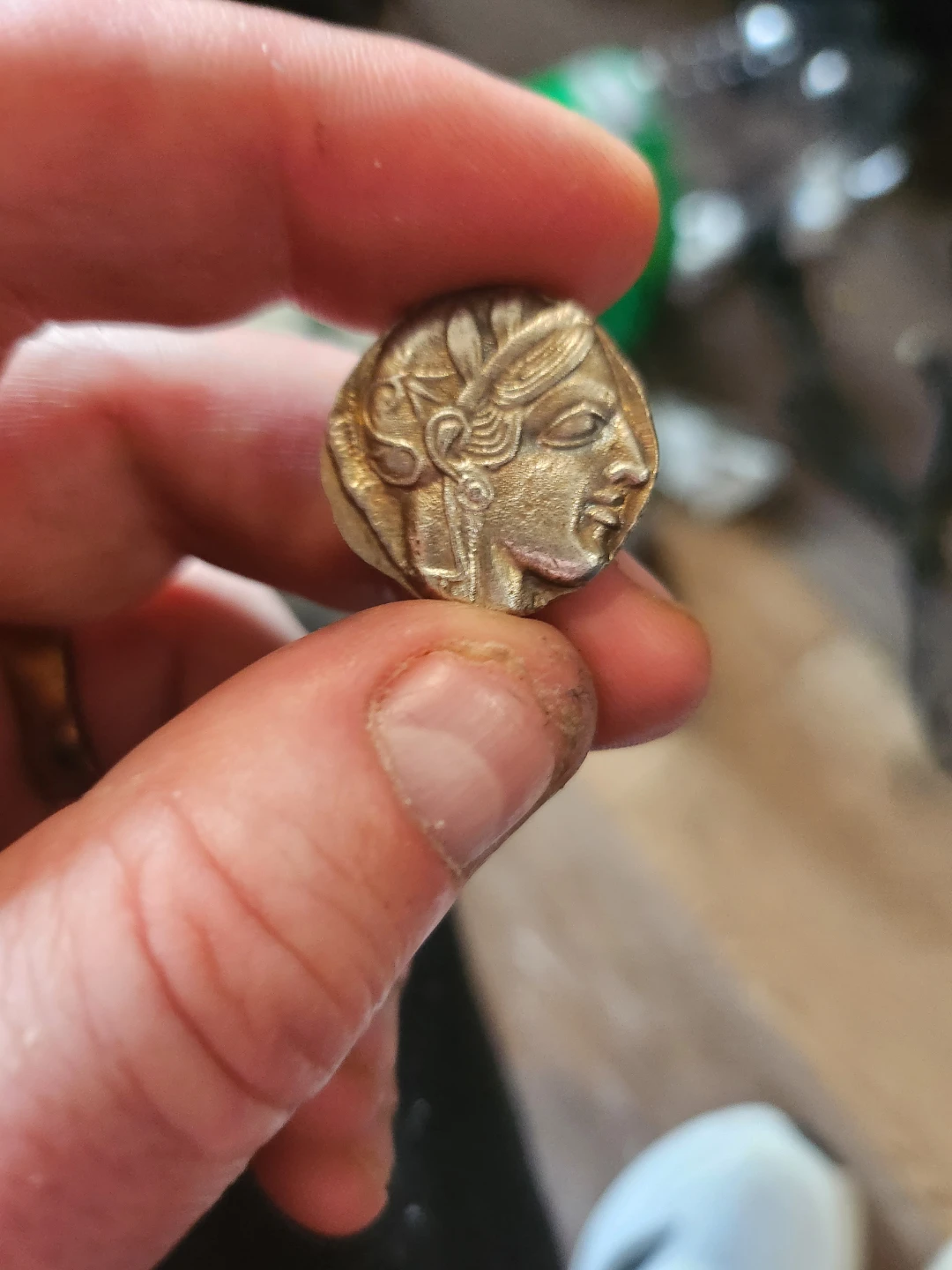 Ancient Greek Owl Coin - photo 3
