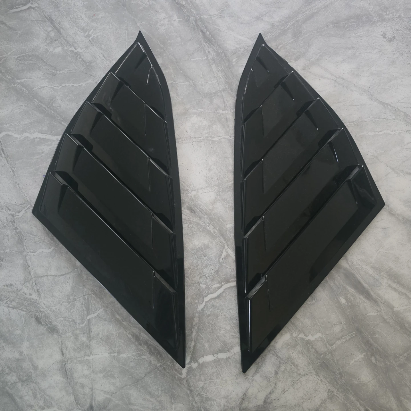 Glossy Black Window Louver Vents for Honda Accord - photo 3