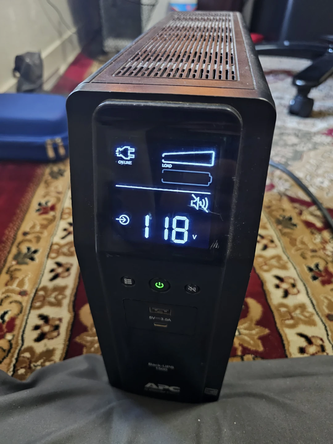 APC UPS Battery Backup & Surge Protector, 1500VA BN1500M2-CAR