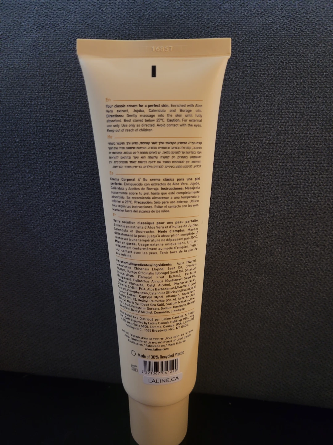 Laline Warm Vanilla Body Cream 200ml - photo 2