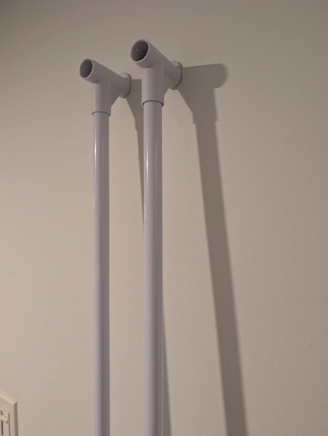 White Portable Garment Rack