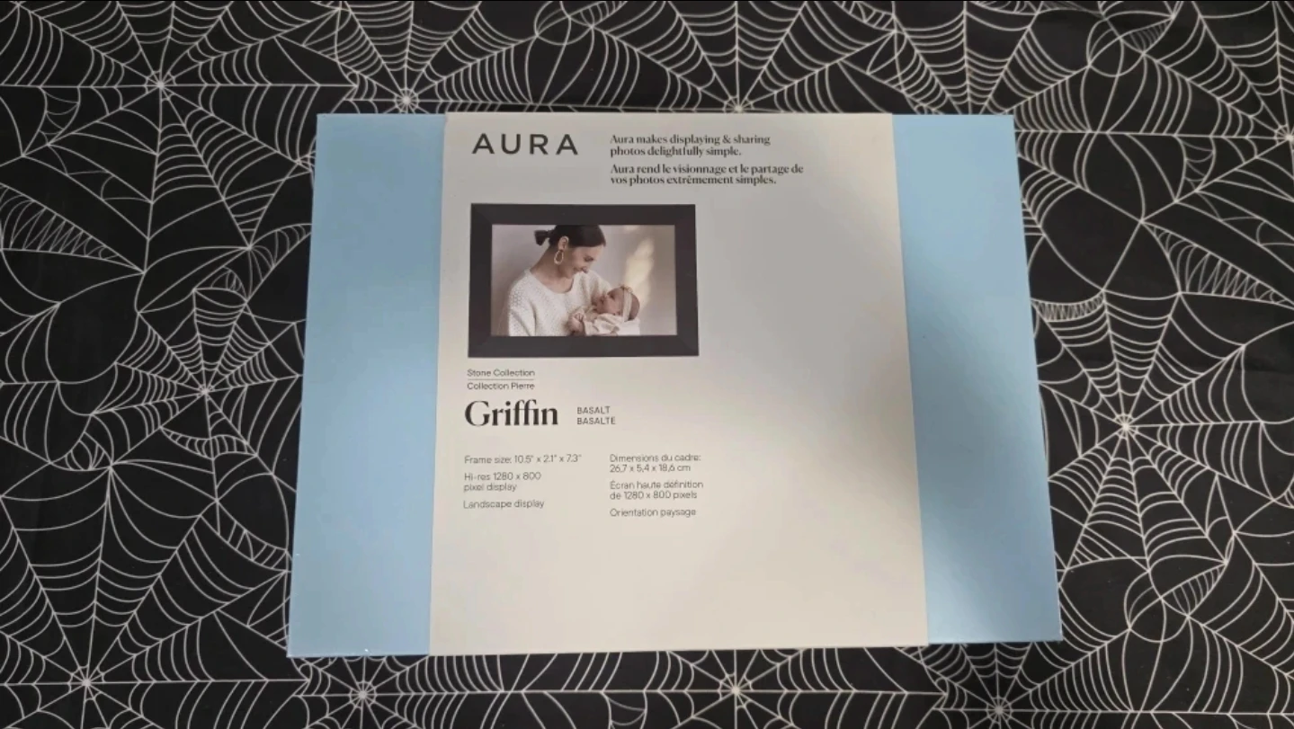 Aura Griffin Digital Photo Frame - Basalt