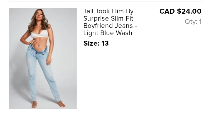 Fashion Nova Tall Took Him By Surprise Slim fit - photo 3