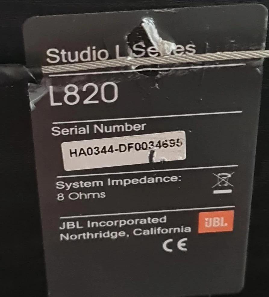 JBL ES80 & JVC RX-552VBK Receiver Speakers - photo 4