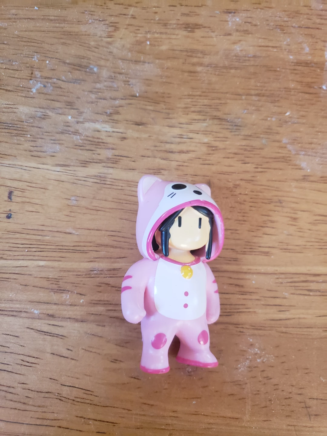 Pink Cat Pajama Figure