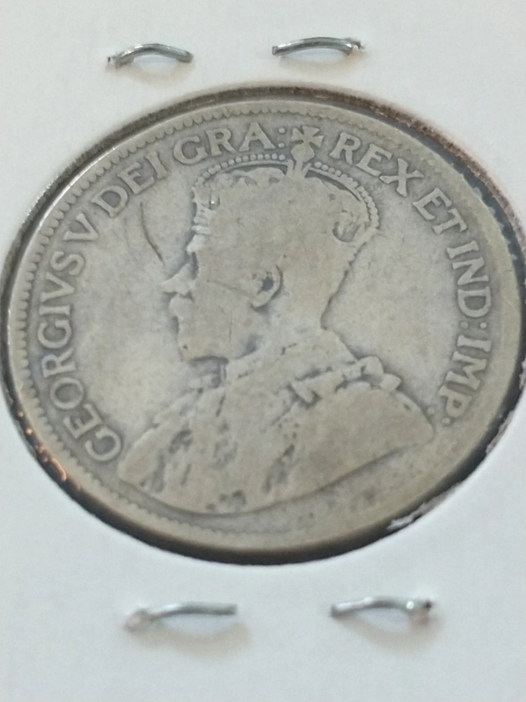 1916 Canada George V silver quarter - photo 4