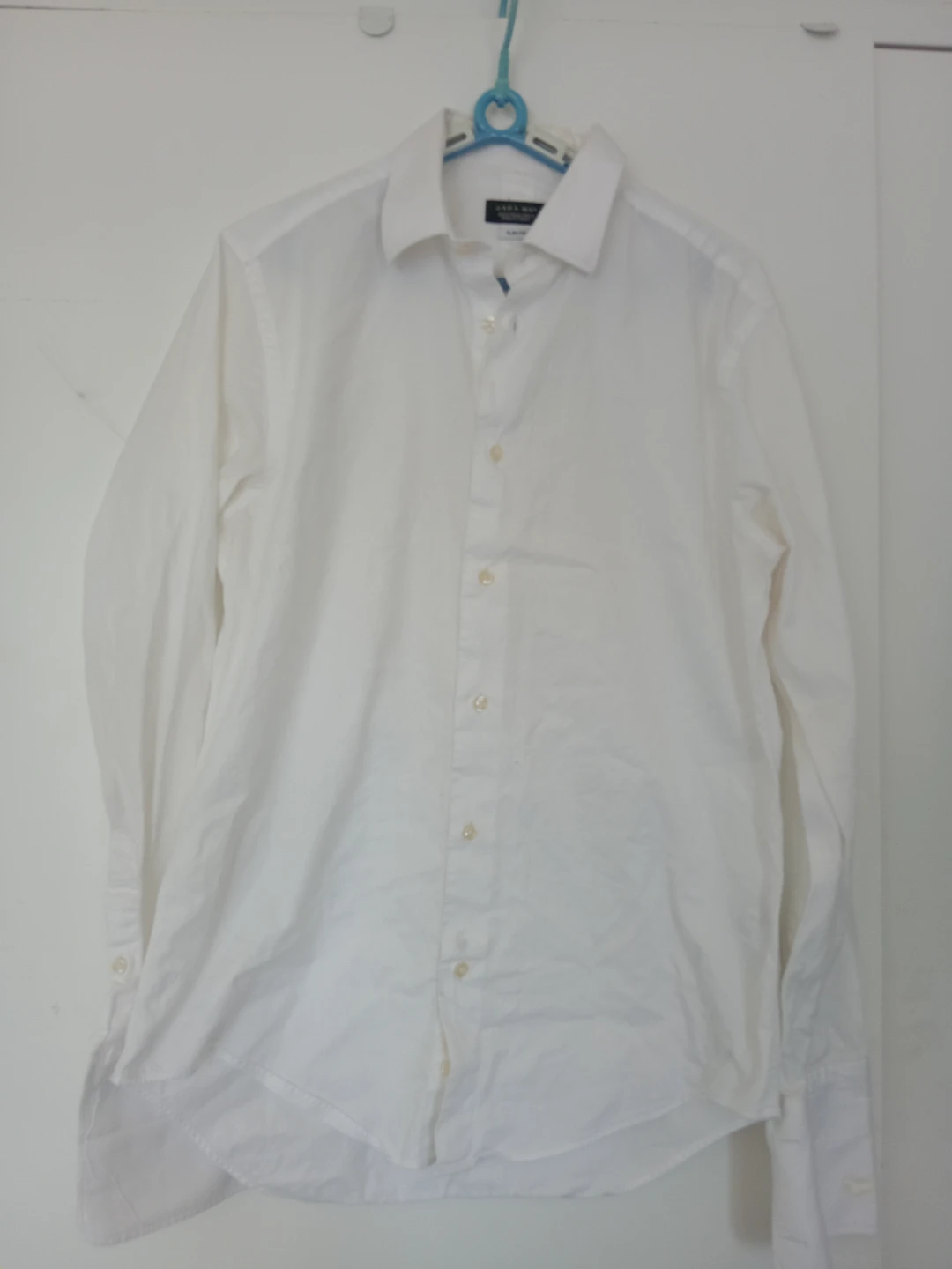 Zara Man White Slim Fit Dress Shirt