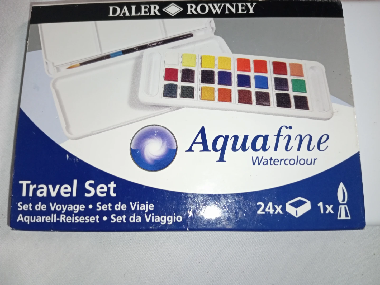 Daler Rowney Aquafine Watercolour Travel Set