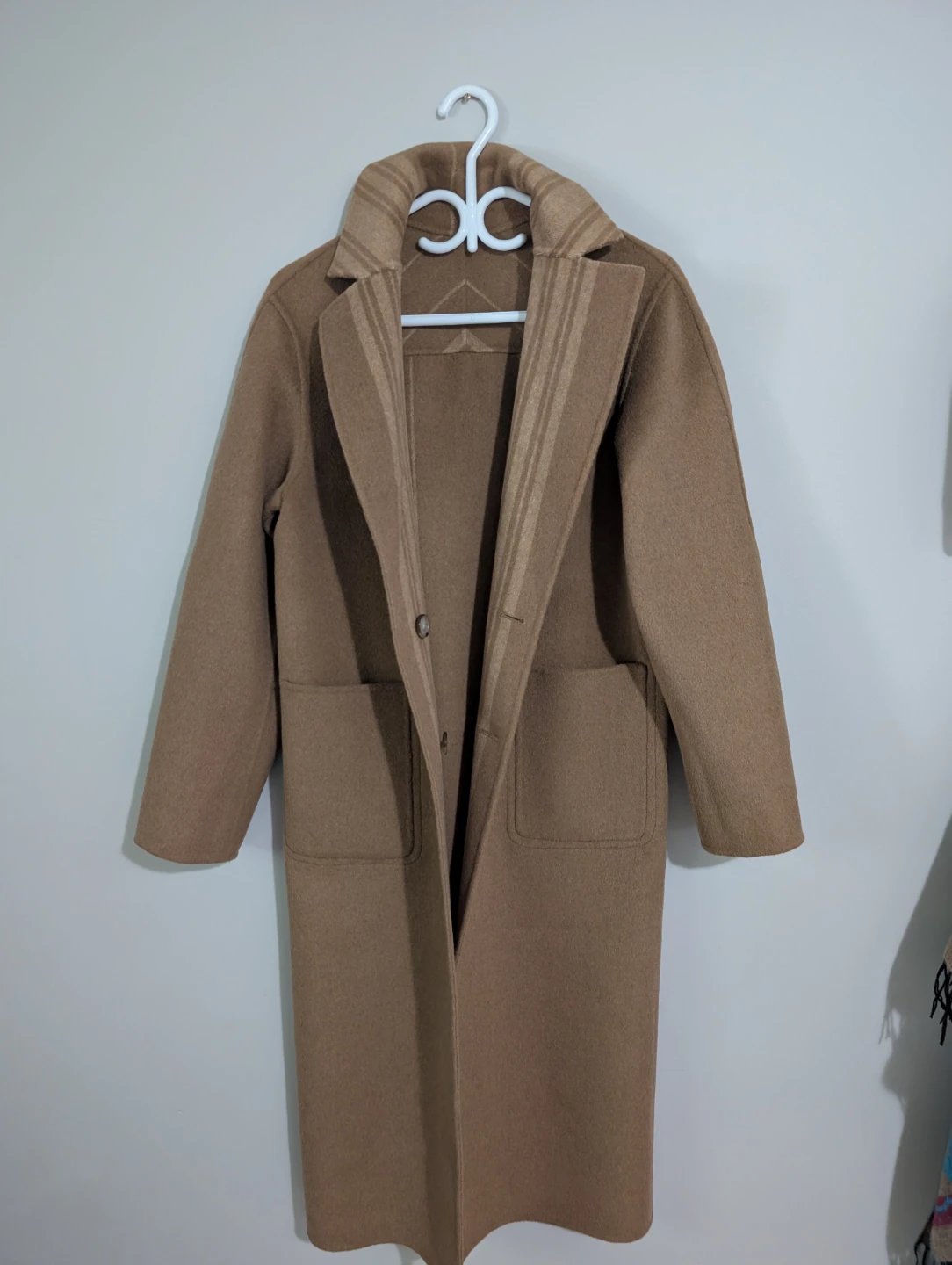 Banana Republic Striped Wool Blend Coat - photo 2