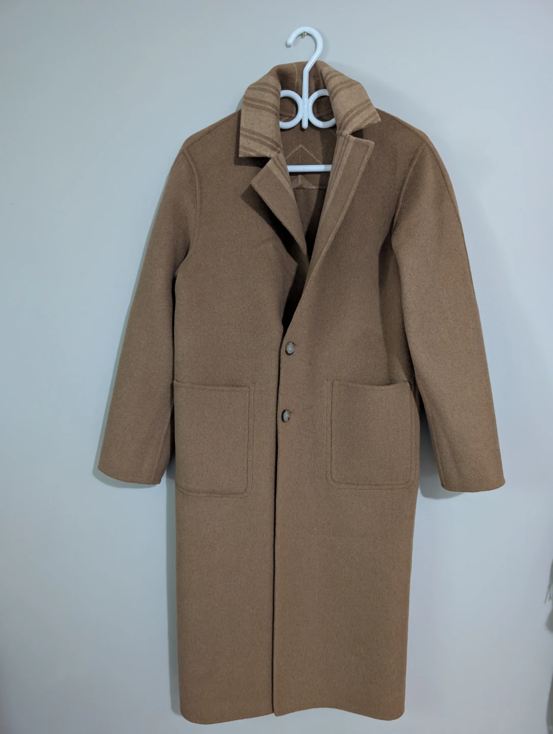 Banana Republic Striped Wool Blend Coat - photo 3