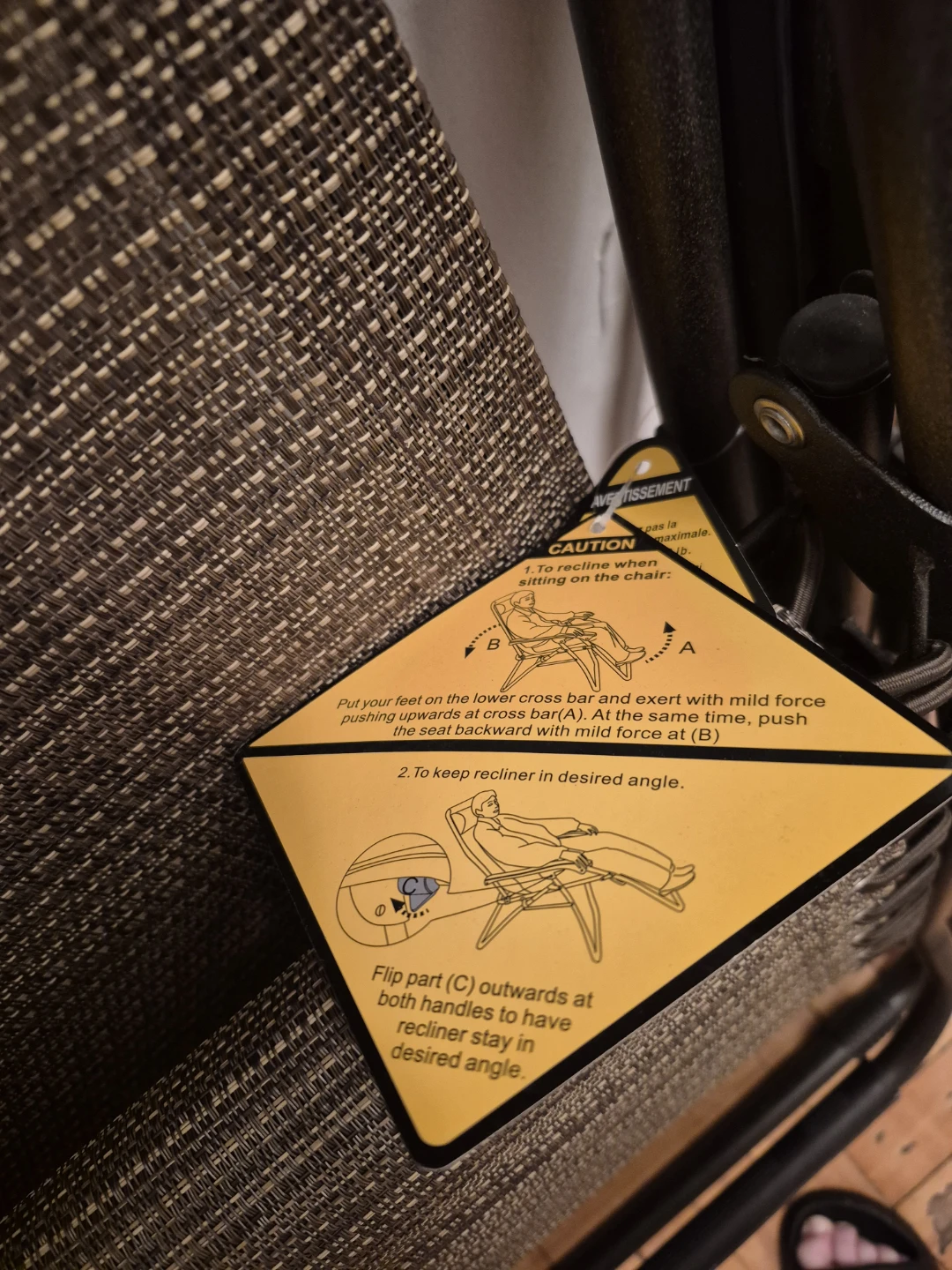 BN)Folding Zero Gravity Lounge Chair - photo 2