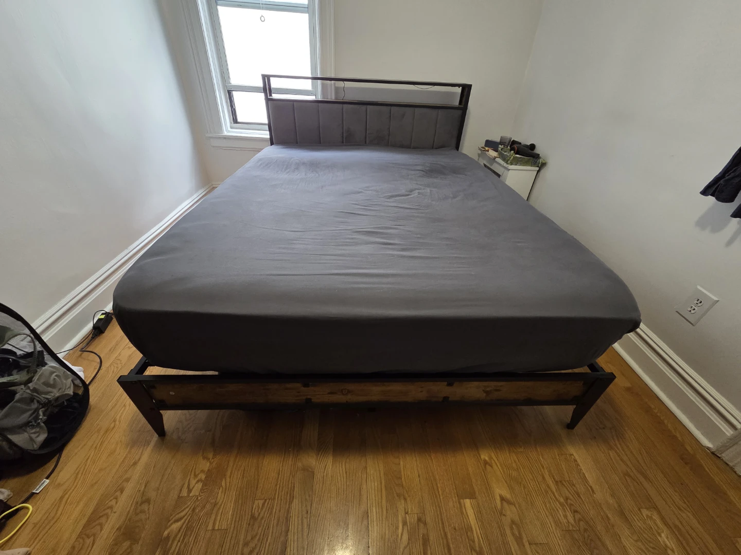 Queen Size Bed Frame and Mattress