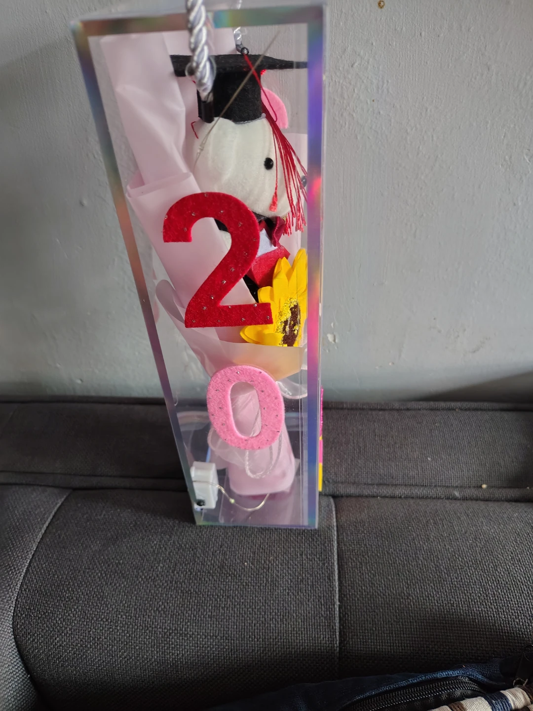 Graduation Teddy Bear Flower Bouquet - photo 3