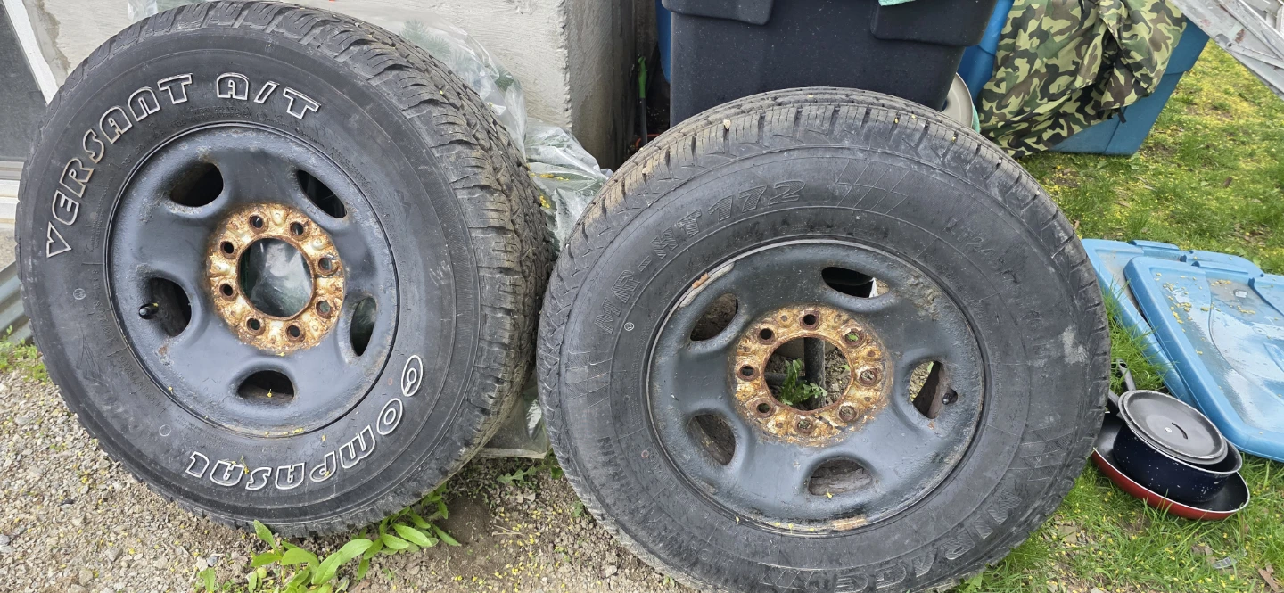 2 Mirage Highway Tires on Rims