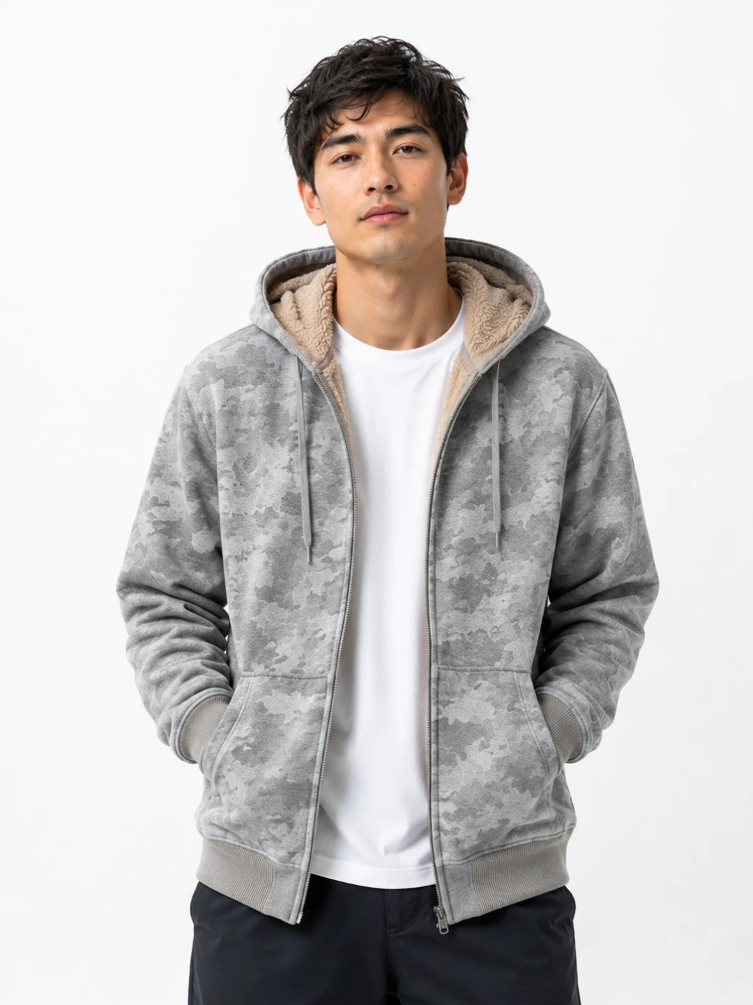 Uniqlo Sherpa Lined Hoodie