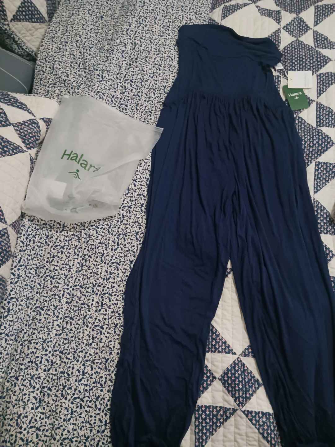 Halara Navy Blue Strapless Jumpsuit - photo 3