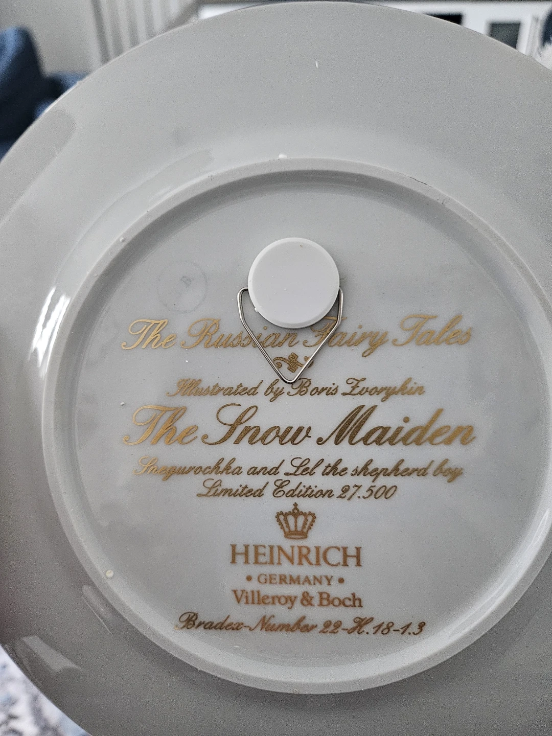 Villeroy & Boch Heinrich Collector Plate - The Snow Maiden - photo 4