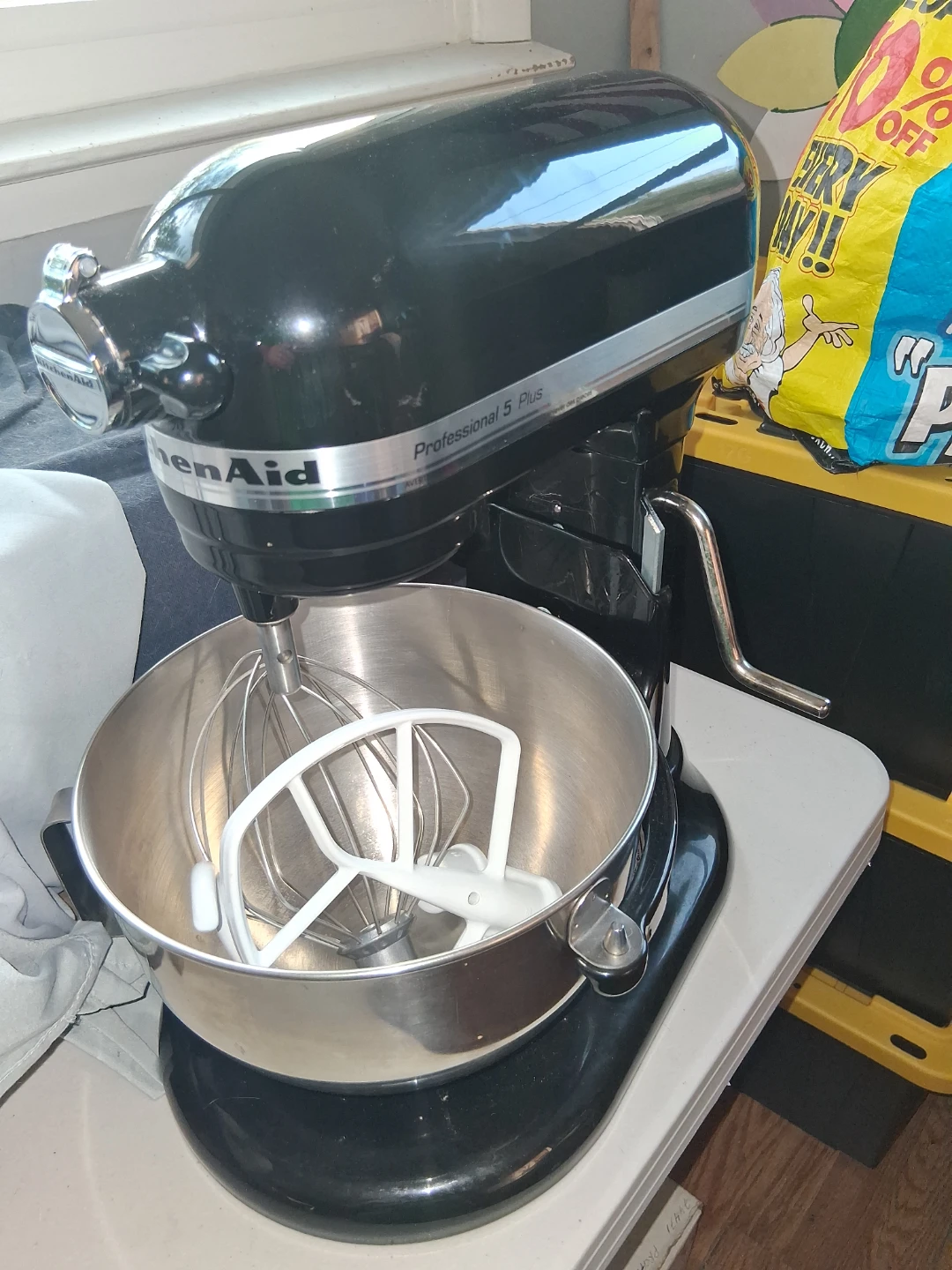 Kitchen aid professional 5 non flip stand mixed