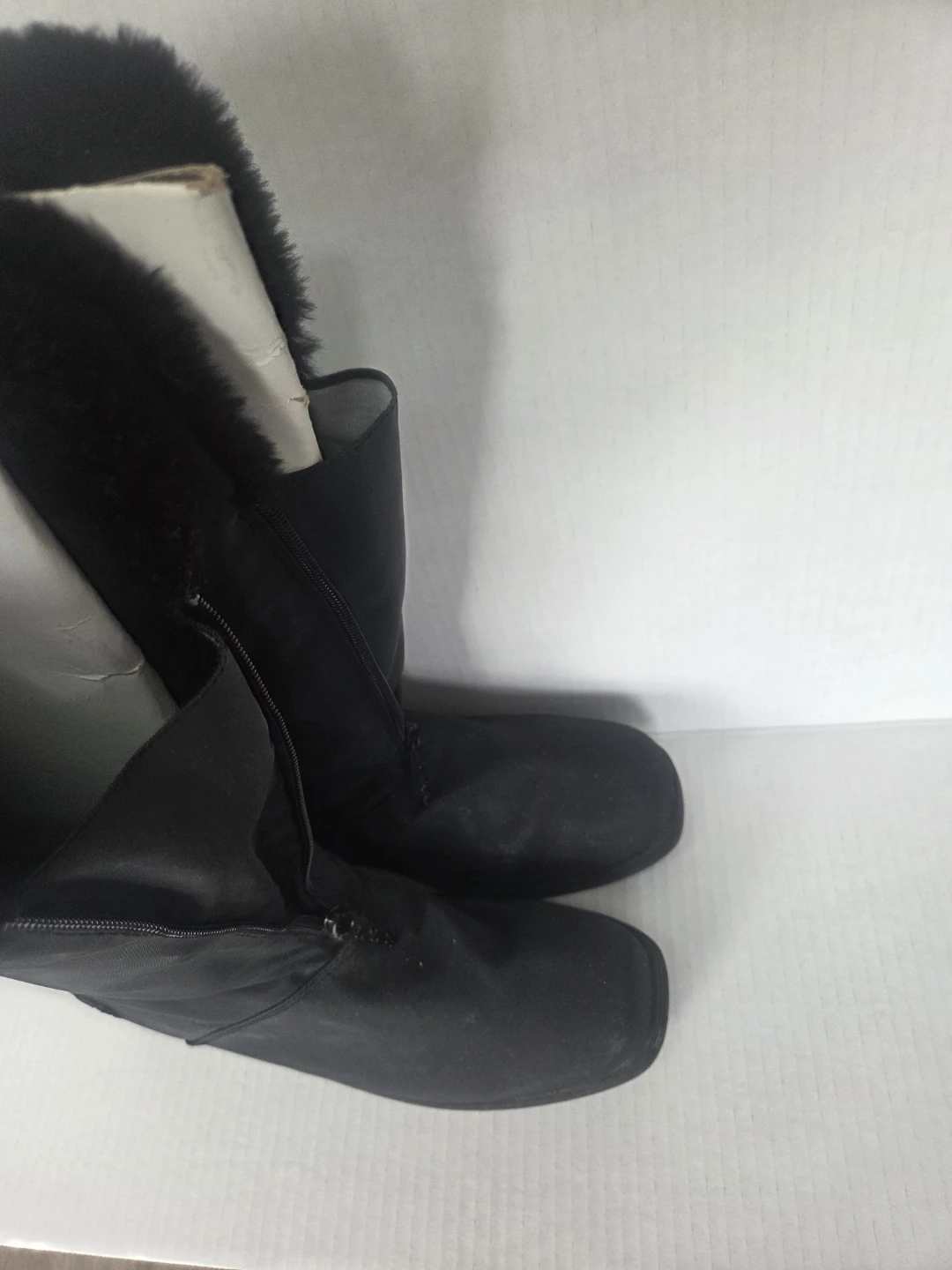 Totes Black Tall Winter Boots with Fur Lining - photo 3