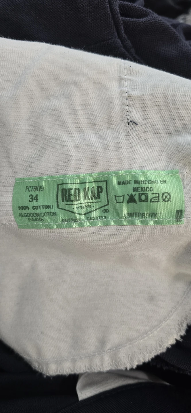 Red Kap Men's Navy Blue Cargo Pants - Size 34 - photo 3
