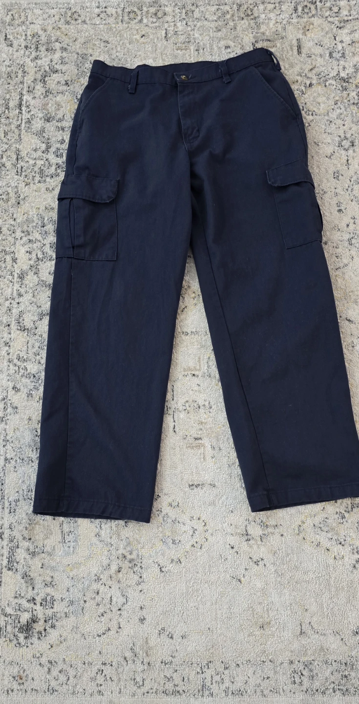 Red Kap Men's Navy Blue Cargo Pants - Size 34