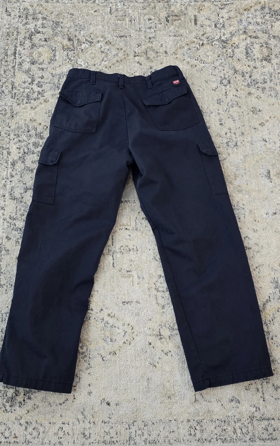 Red Kap Men's Navy Blue Cargo Pants - Size 34 - photo 2