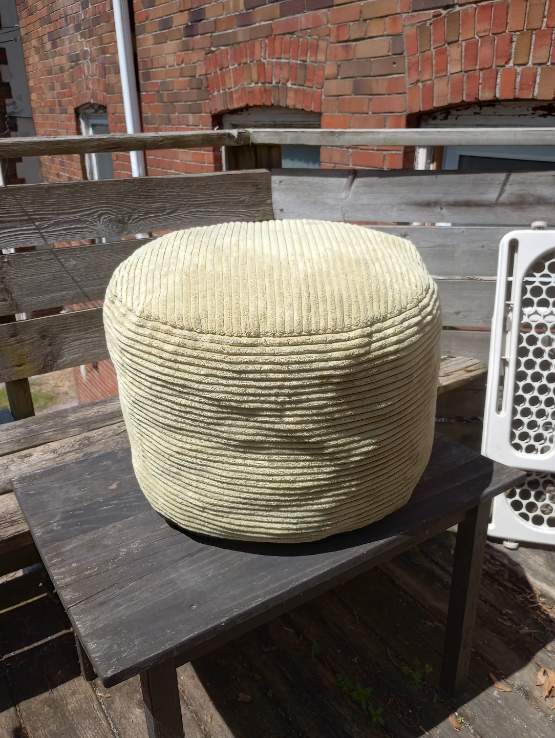 Pistachio Ottoman Pouffe - photo 2