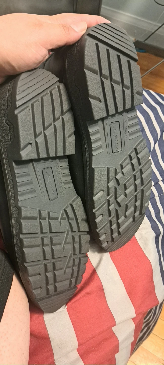 Acton Black Steel Toe Work Boots - Size 11 - photo 3