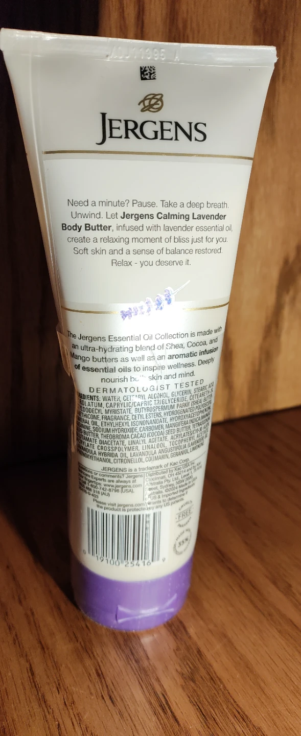 Jergens Calming Lavender Body Butter - 7 FL OZ - photo 2