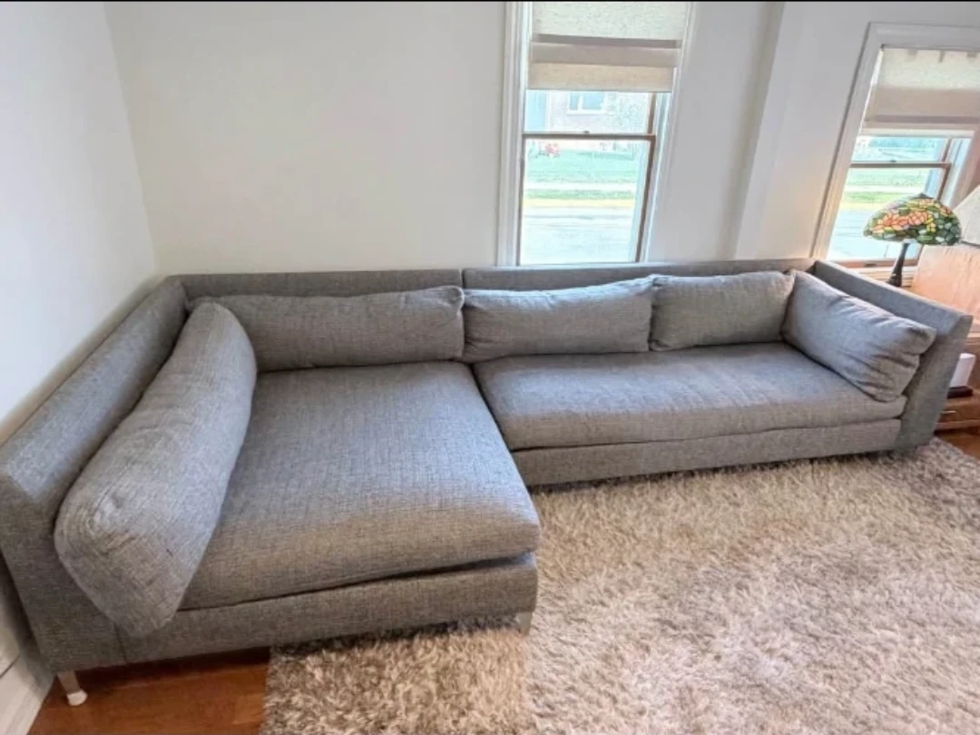Gray Sectional Sofa - photo 2