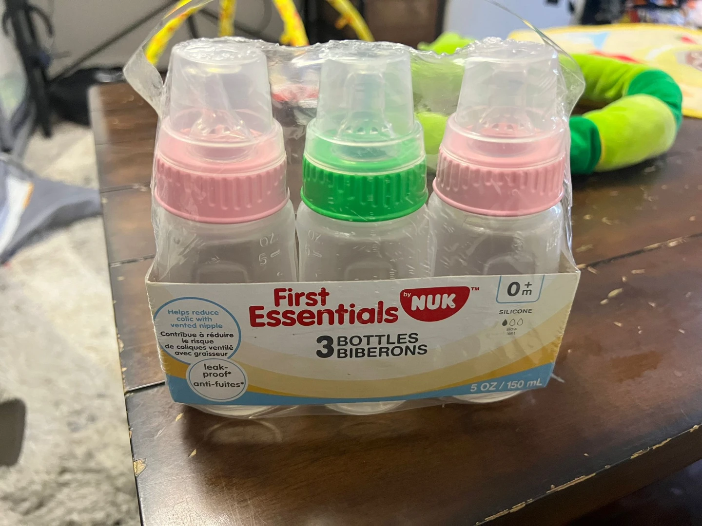 NUK First Essentials Baby Bottles - 3 Pack - 5 oz / 150 mL