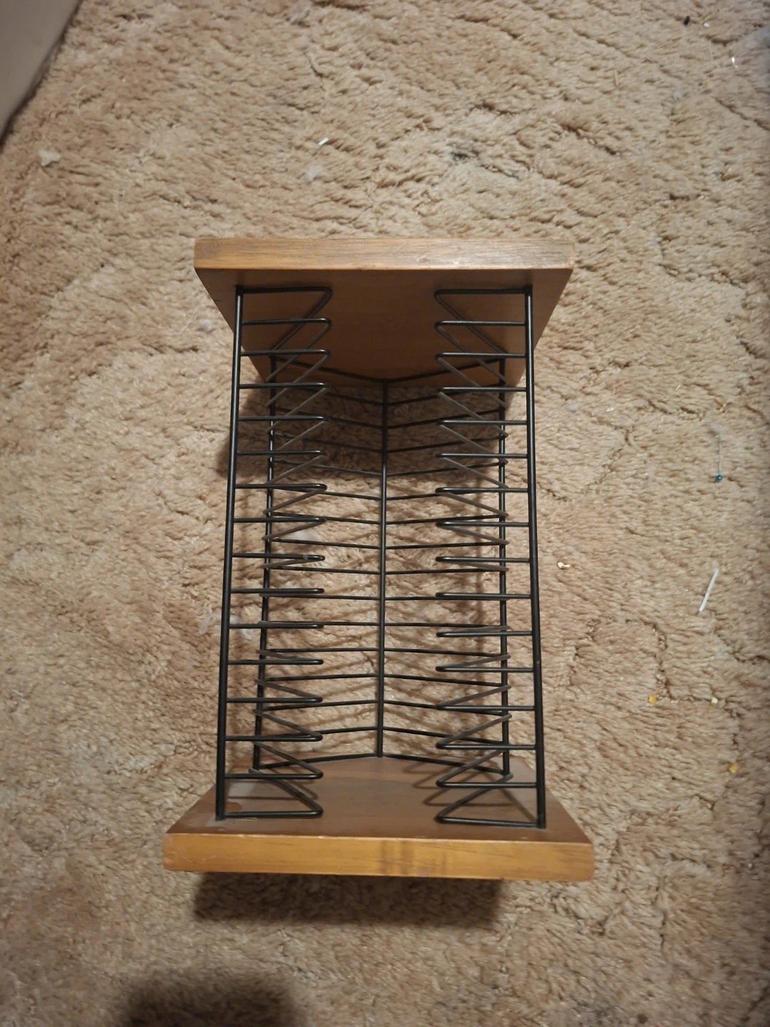 Wooden CD Storage Rack