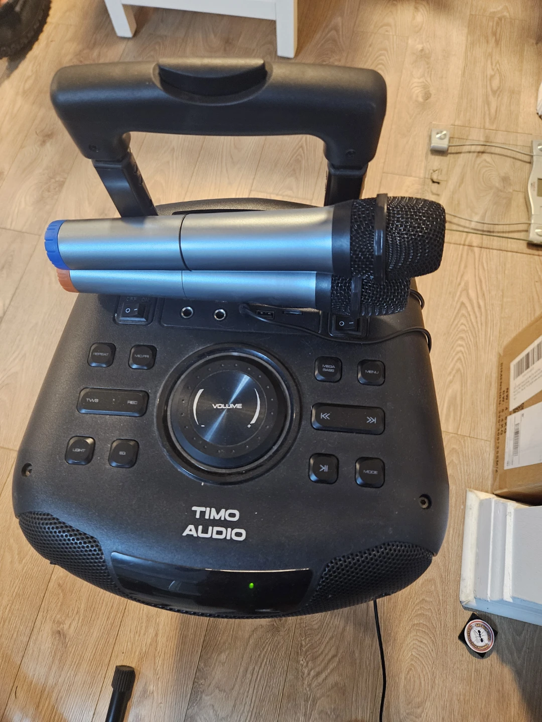 Timo Audio PA Speaker with 2 Microphones