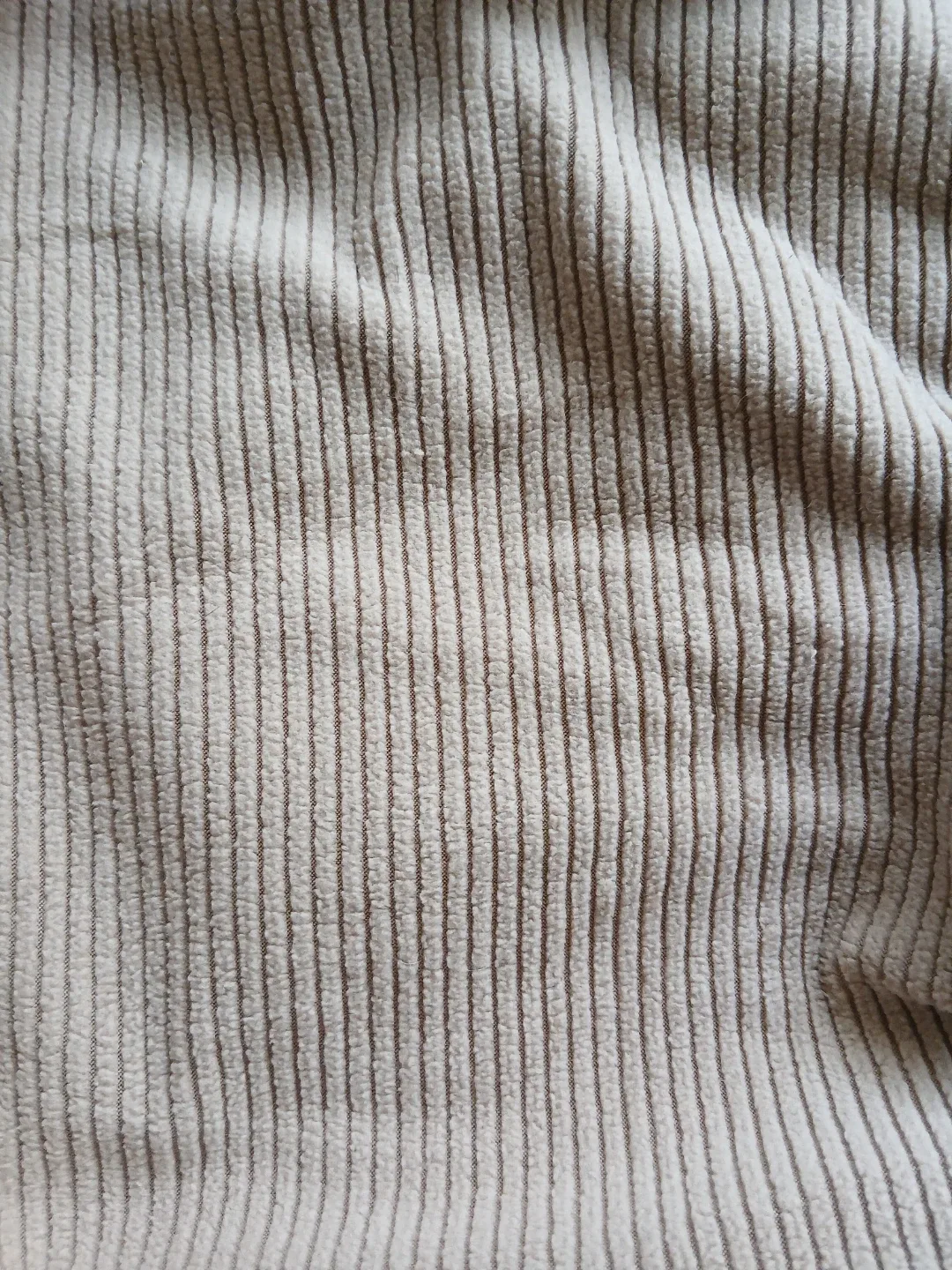 Light Beige Corduroy Sofa Cover - photo 2